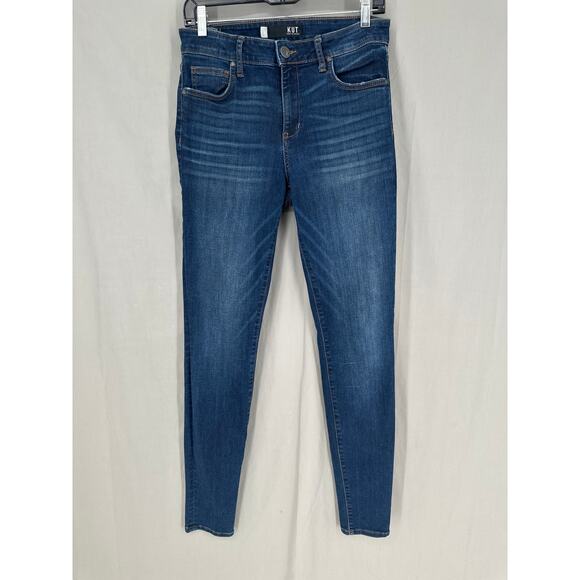 Kut From The Kloth Jeans Womens 6 Mia High Rise Skinny Medium Wash Stretch - Picture 1 of 8